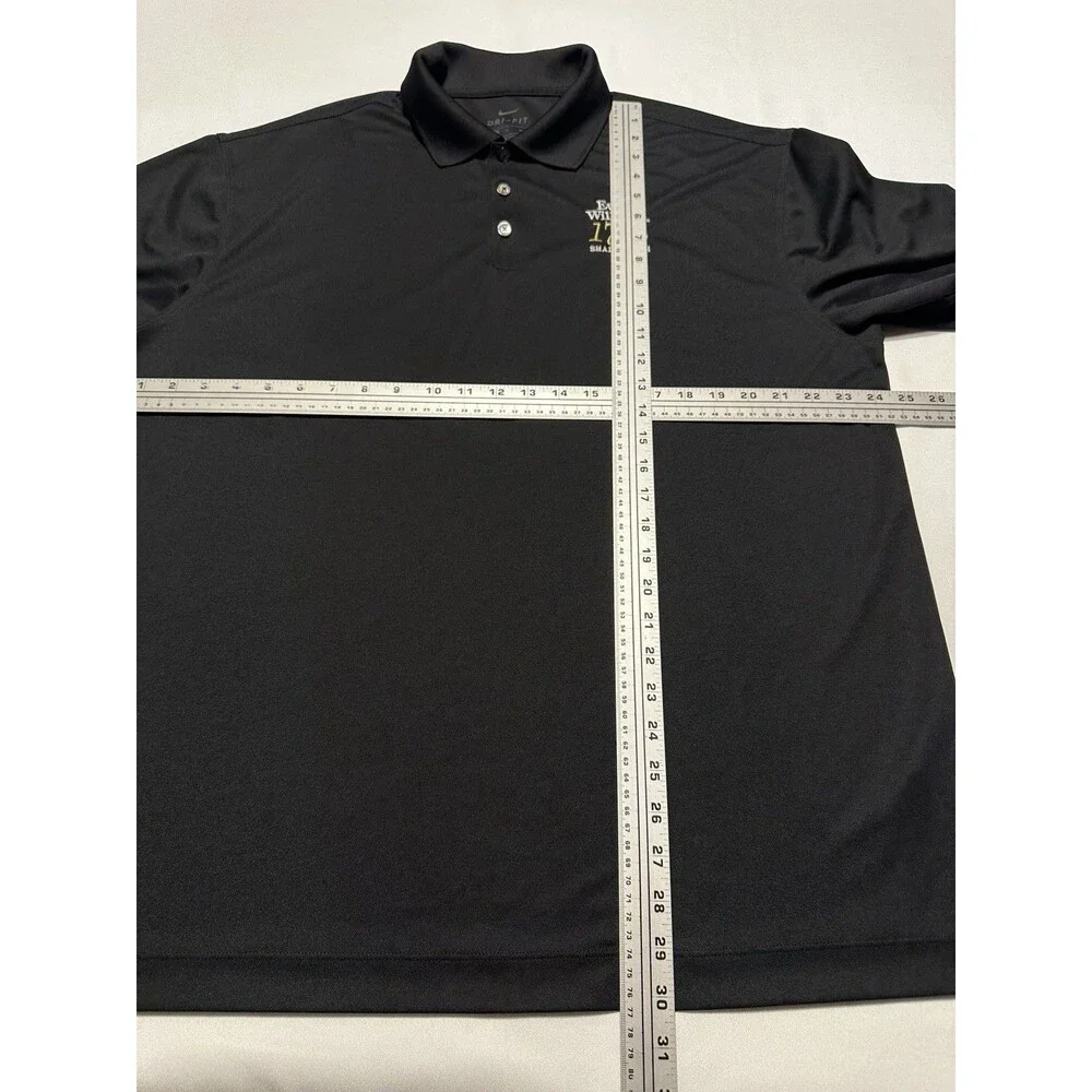 Evan Williams 1783 Small Batch Nike Dri-Fit Golf Polo Shirt Black Men's Size XL